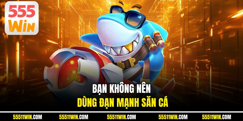 Bạn không nên dùng đạn mạnh săn cá