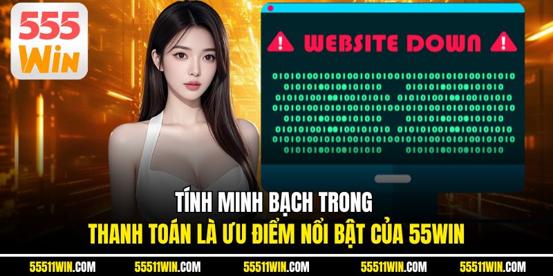 Tính minh bạch trong thanh toán là ưu điểm nổi bật của 55WIN
